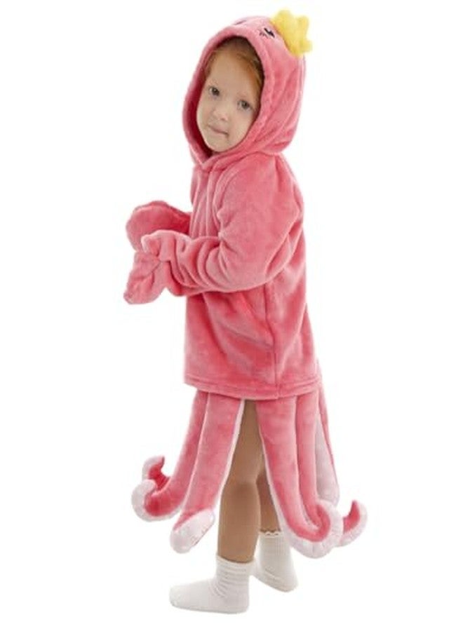 HSCTEK Newborn Octopus Squid Costume, Baby Sea Animal Onesie Boys Girls, Babies Infant Halloween Cosplay Romper Clothes Toddler 3-6 Months Pink - Image 2